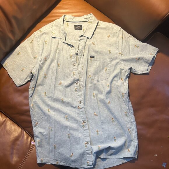 Rip Curl Hula Girl Chambray Short Sleeve L - Picture 1 of 4
